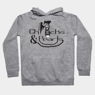 chucks and pearls Hoodie